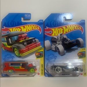 Hot Wheels HW Art Cars bundle of 2.
